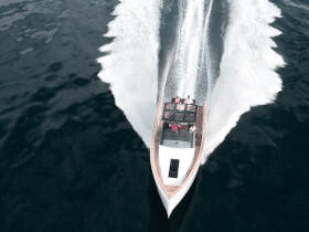 Fjord 40 open Extérieur tour | cockpit, pont en teck | Fjord