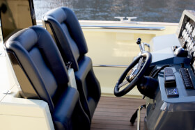 Fjord 40 open Intérieur cockpit | volant, dispositif de navegation | Fjord